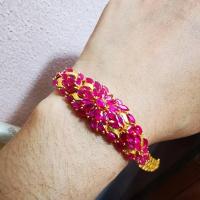 ราคา สร้อยข้อมือทับทิมพม่าแท้ (14348081773)