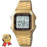 ราคา A178WGA-1ADF นาฬิกาข้อมือ CASIO Classic ผู้หญิงของแท้ 100% พร้อมรับประกัน 1 ปี (5448611636)