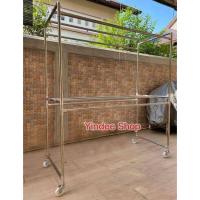 ราคา ราวตากผ้าสแตนเลส 8 เส้นตาก ถอดประกอบได้ ราวสนาม แข็งแรง ไม่เป็นสนิม (21613633483)