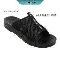 ราคา [พร้อมส่ง] Aerosoft แอโร่ซอฟ 5103 สีดำ 39-46 ลูกค้าใหม่มีส่วนลด มีเก็บเงินปลายทาง มีรองเท้าไซส์ใหญ่ (25657694835)