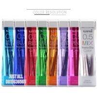 ราคา ไส้ดินสอ ไส้สี 0.5 / 0.7mm แบบลบได้ Uni NanoDia Color (17394294554)