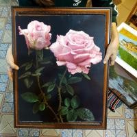 ราคา กรอบรูปภาพมงคล ดอกไม้ ดอกกุหลาบ ติดบ้าน ร้านค้า ของขวัญปีใหม่ ขึ้นบ้านใหม่ เปิดร้านใหม่ ของที่ระลึก (22644529154)