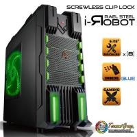 ราคา Case PC ATX (NP) Tsunami i-robot (Black/Green) (21974613355)