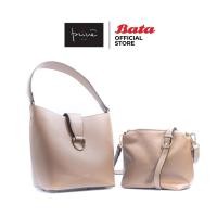 ราคา Bata บาจา ยี่ห้อ Prive กระเป๋าสะพายไหล่ กระเป๋าทำงานผู้หญิง Shoulder Bag สำหรับผู้หญิง รุ่น Casey สีเบจ 9078011 (20301034329)