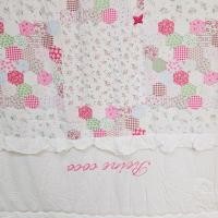 ราคา ผ้าห่มนวมเกาหลีมือสอง สวยหวานสไตล์วินเทจ (25519050855)