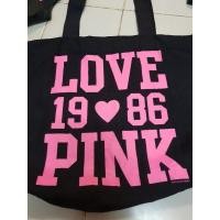 ราคา กระเป๋าผ้าvictoria's secret Tote bag มือสองแท้ (10545796904)