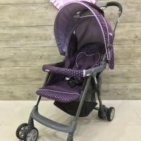 ราคา รถเข็นเด็ก Joie รุ่น Aire สีม่วงลายจุด มือสอง (1899889285)