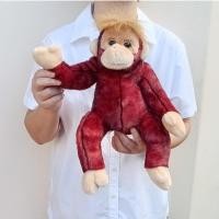 ราคา ตุ๊กตาลิง Ty ก้นถ่วง งานรุ่นเก่า ปี 1999 Vintage Ty Schweetheart Red Orangutan Monkey ขนาด 14 นิ้ว (22682018544)