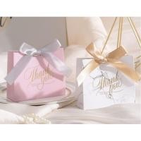 ราคา ✅พร้อมส่ง✅กล่องของขวัญ ผูกโบว์ กล่องของชำร่วย งานแต่งงาน ขนาด10ซม. น่ารักๆ (25572851171)