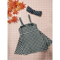 ราคา เดรสเด็ก ชุดผ้าขาวม้าเด็ก ชุดลูกสาว กระโปรงผ้าขาวม้า (3578633243)