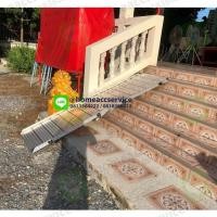 ราคา ทางลาดรถเข็นอลูมิเนียมยาวพิเศษ262ซม (262x75x5.5cm) พับครึ่งด้านกว้าง หนัก 27kg - Aluminium Ramp 262x75x5.5cm (7028336352)