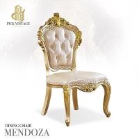ราคา MENDOZA DINING CHAIR เก้าอี้สไตล์วินเทจ สีทองเชมเปญ รุ่น เม็นโดซ่า (13423561997)