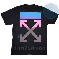 ราคา ⭐ OW ⭐ เสื้อยืด คอกลม แขนสั้น แฟชั่น ออฟไวท์ ลูกศร off white arrow 2022 fall winter ฟ้า ชมพู unisex (18820042036)