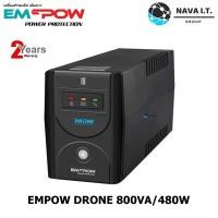 ราคา ⚡️กรุงเทพฯด่วน1ชั่วโมง⚡️ (28) EMPOW DRONE 800VA/480W UPS เครื่องสำรองไฟฟ้า รับประกัน 2 ปี (5318644709)