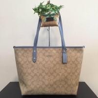 ราคา Coach City Zip Tote in Signature Coated Canvas #F58292 SVK3K (1169845003)
