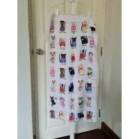 ราคา ผ้าพันคอ ผ้าคลุมไหล่ลายน้องแมว (19049079927)