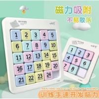 ราคา ของเล่นฝึกสมองเด็ก เกมเรียงตัวเลข เกมสลับตัวเลขสีหวาน (พลาสติกABS+แม่เหล็ก)ฝึกทักษะ ฝึกพัฒนาการ ขนาด1-8,1-15,1-24,1-35 (20381054228)