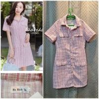 ราคา Soldเดรสผ้าทอสีชมพูป้ายBorichtaมือ1 (5352167440)