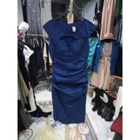 ราคา SANGRIA/ เดรสสีน้ำเงินออกงาน รัดรูปสวยงาม มือสอง (24109227335)