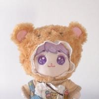 ราคา (ส่งฟรี แถมรองเท้า) ชุดตุ๊กตา20cm ชุดเอี๊ยมหมี+ฟรีผ้าใบ พร้อมส่ง (15838423905)