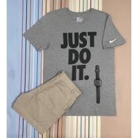 ราคา เสื้อยืด nike สีเทามือสอง ของแท้ (8991413460)