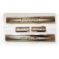 ราคา ชายบันไดประตูสแตนเลส/สคัพเพลท ฮอนด้า บริโอ้ HONDA Brio (6932829684)