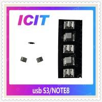 ราคา usb Samsung S3/NOTE8 อะไหล่ตูดชาร์จ ก้นชาร์จ（ได้5ชิ้นค่ะ) อะไหล่มือถือ คุณภาพดี ICIT-Display (6659605720)