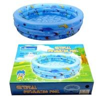 ราคา สระน้ำเป่าลมสำหรับเด็กแบบกลม ขนาด 90 cm. Crystal Swimming Pool (1987222278)