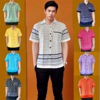 ราคา เสื้อพื้นเมือง คอเชิ้ต เสื้อผ้าฝ้ายลายขอพระราชทาน (14934550078)