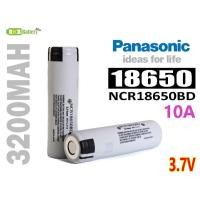 ราคา [พร้อมส่ง] NCR18650BD Panasonic 3200mah 10A 3.7v Rechargeable Li-ion Battery ถ่านชาร์จแบตเตอรี่ลิเธียมของแท้ (20176455461)