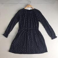 ราคา UNIQLO KIDS เดรสดำลายจุด ไซส์ 150 อก 36 เอว 30 ยาว 31 (งานมือสอง) (11913145181)