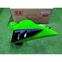 ราคา อกไก่ ทรงฉลาม สีเขียวใบตอง-ดำ Msx125 , MSX SF ,Demon125 พร้อมขาจับ (9438703040)