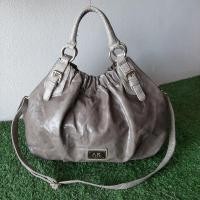 ราคา กระเป๋ามือ2 สะพายบ่า สีน้ำตาล แบรนด์ AK ANNE KLEIN แท้ (2914242962)