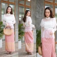ราคา Code : 3880-1 ชุดไทยประยุกต์ ชุดไทย ชุดเจ้าสาว ชุดเพื่อนเจ้าสาว งานป้าย vshop (3831485158)