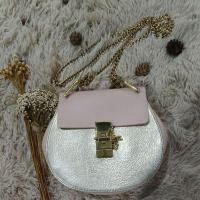 ราคา กระเป๋าสะพายข้างหนังสีทูโทน แบรนด์ LA'FESTIN (10095875305)