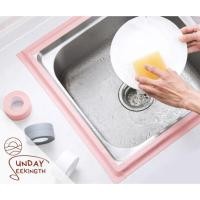 ราคา เทปกาวกันน้ำติดอ่างล้างจาน ผนังห้องน้ำ เทปกาวติดผนัง ที่ติดขอบผนังห้องน้ำ ห้องครัว มีให้เลือก 3 สี (4881124544)