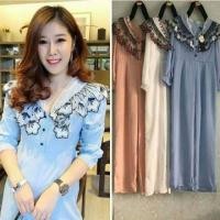 ราคา จั้มยาวเชอรี่ป้ายโบริต้ามือสอง size.L (1988405535)