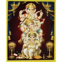 ราคา ภาพมงคล พระพิฆเนศ บูชาพระพิฆเนศ ปลดหนี้ ความรัก เรื่องาน ขนาด 15x21 นิ้ว (38x53ซม.)“โอม ศรี คเณศายะ นะมะฮา” (24382556969)