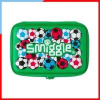 ราคา SMP195 กล่องดินสอ 2 ชั้น smiggle SMIGGLE DOUBLE UP GREEN SOCCER HARDTOP PENCIL CASE (2797729792)