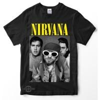 ราคา Nirvana เสื้อยืดลําลอง แขนสั้น พิมพ์ลายแว่นตา kurt cobain (24360707607)