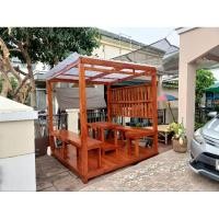ราคา ศาลาไม้สักศาลานั่งเล่น บริการจัดส่ง (22342998194)