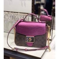 ราคา กระเป๋าถือ/สะพาย COACH #F87708 CASSIDY TOP HANDLE CROSSBODY IN SIGNATURE CANVAS พร้อมส่ง ฟรี EMS!!! (7617107983)