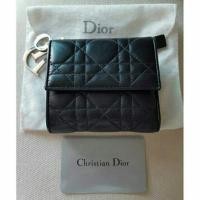 ราคา Dior Wallet แท้ สีดำอะไหล่เงิน​ (16464455)