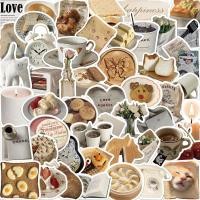 ราคา พร้อมส่งIKEA STYLE อาหาร แฮมเบอร์เกอร์ โดนัท เค้ก Vintage INS cake กาแฟ ชานม pizza sticker สติกเกอร์ก Food TOAST (21185783255)
