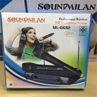 ราคา SOUNDMILAN Microphone ไมค์ไร้สาย ไมค์โครโฟน ไมค์ร้องเพลง ML 6632 (2167976396)