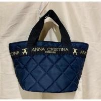 ราคา กระเป๋าถือ ANNA CRISTINA สีดำ มือสอง (23260713249)