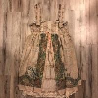 ราคา #42 เดรสแบรนด์ญี่ปุ่น axes femme มือสอง เดรสตุ๊กตา สีน้ำตาลอ่อนออกเทาๆ (4939684594)