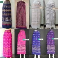 ราคา ผ้าถุงลายไทย ผ้าฝ้ายพิมพ์ลาย งานตัดเย็บแล้วแบบป้ายข้างสวยๆ มีเชือกผูกมัดเอว (14950362133)