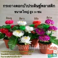 ราคา กระถางดอกบัวประดิษฐ์ ดอกบัวพลาสติก ขนาดใหญ่พร้อมกระถาง ดอกบัวประดิษฐ์ ดอกไม้ประดิษฐ์ ดอกไม้พลาสติก ดอกไม้ปลอม ดอกบัวปลอม (17427283290)
