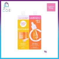 ราคา (1ซอง) Cathy Doll Whitamin C Day Cream + Spot Serum 6g เคทีดอลล์ ไวท์ทามิน ซี เดย์ ครีม สปอท เซรั่ม (24576958996)